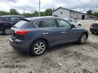 2008 Infiniti EX Journey with VIN JNKAJ09F78M353850, listed as a Copart auction lot 58325364 with 134,594 mi miles and Salvage Title. Bid and sale history available at carsss.com. Image 3.