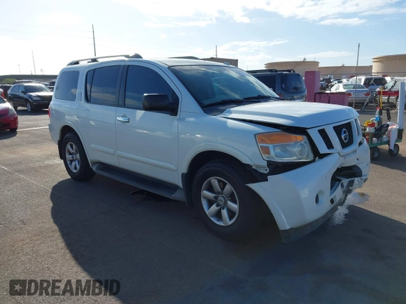 2014 Nissan Armada SV z VIN 5N1AA0NDXEN610636, wystawiony jako IAAI lot #41627340 z przebiegiem 66 976 mil mil oraz . Historia ofert i sprzedaży dostępna na DreamBid. Obrazek 1.