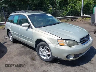 2005 Subaru Legacy Outback Limited with VIN 4S4BP62C957339591, listed as a IAAI auction lot 42576145 with 195,994 mi miles and . Bid and sale history available at DreamBid. Image 1.