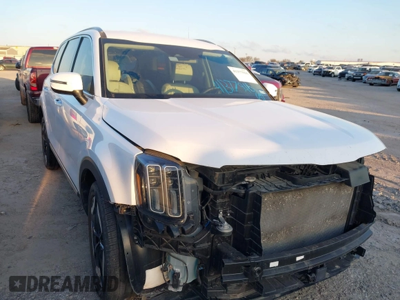 2023 Kia Telluride S with VIN 5XYP6DGC0PG402531, listed as a IAAI auction lot 41377916 with 32,717 mi miles and . Bid and sale history available at DreamBid. Image 1.
