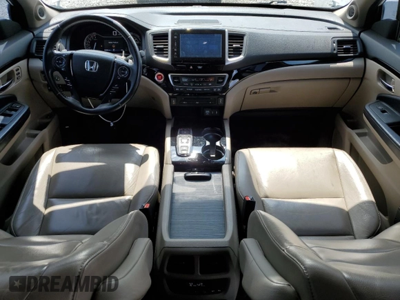 2016 Honda Pilot Touring with VIN 5FNYF6H92GB057531, listed as a Copart auction lot 54354145 with 86,806 mi miles and Salvage Title. Bid and sale history available at DreamBid. Image 8.