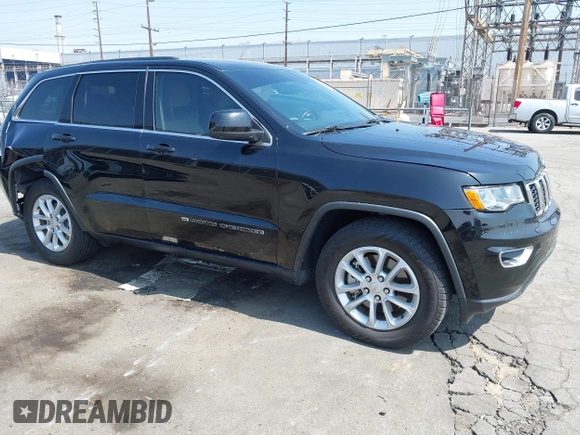 2022 Jeep Grand Cherokee Laredo X with VIN 1C4RJEAG7NC171377, listed as a IAAI auction lot 42592264 with 69,074 mi miles and . Bid and sale history available at DreamBid. Image 1.