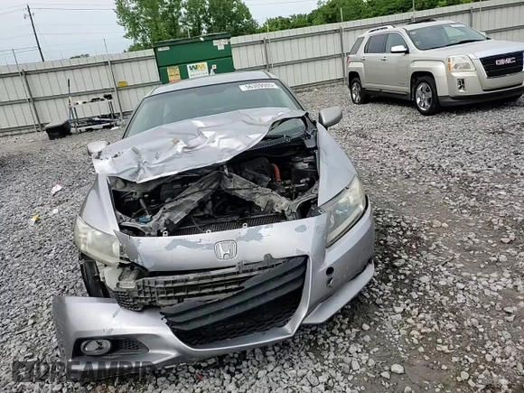 2011 Honda CR-Z EX with VIN JHMZF1D62BS005555, listed as a Copart auction lot 56309005 with 185,795 mi miles and Salvage title. Bid and sale history available at DreamBid. Image 13.