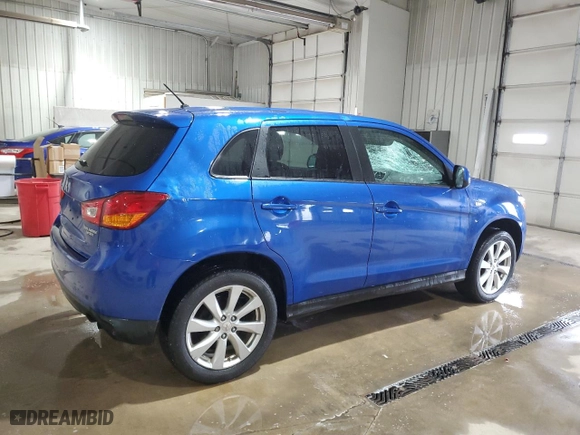 2015 Mitsubishi Outlander Sport ES with VIN 4A4AP3AU0FE044748, listed as a Copart auction lot 53147555 with 164,892 mi miles and Salvage Title. Bid and sale history available at carsss.com. Image 3.