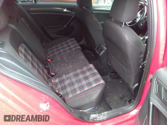 2018 Volkswagen Golf GTI S with VIN 3VW447AU5JM293826, listed as a IAAI auction lot 41836972 with 75,008 mi miles. Bid and sale history available at carsss.com. Image 8.