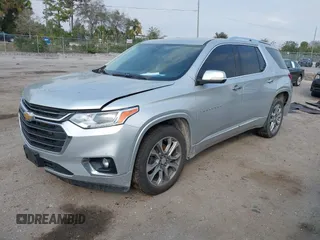 2021 Chevrolet Traverse Premier with VIN 1GNEVKKW9MJ213346, listed as a IAAI auction lot 41591024 with 112,803 mi miles. Bid and sale history available at carsss.com. Image 2.