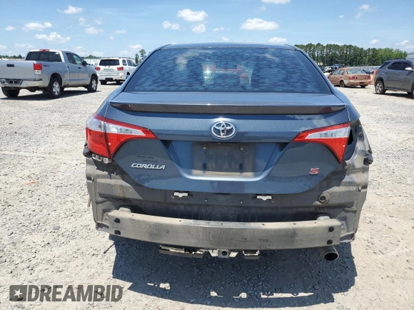 2016 Toyota Corolla L with VIN 2T1BURHE4GC563120, listed as a Copart auction lot 60828895 with 222,020 mi miles and Salvage title. Bid and sale history available at DreamBid. Image 6.