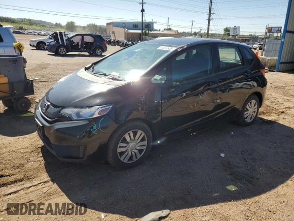 2015 Honda Fit LX with VIN 3HGGK5H55FM717684, listed as a Copart auction lot 61550505 with 146,646 mi miles and Salvage title. Bid and sale history available at DreamBid. Image 1.
