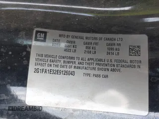 2014 Chevrolet Camaro LS z VIN 2G1FA1E32E9126043, wystawiony jako IAAI lot #42253189 z przebiegiem 104 457 mil mil oraz . Historia ofert i sprzedaży dostępna na DreamBid. Obrazek 9.