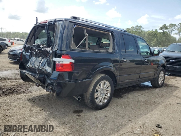 2013 Ford Expedition Max Limited z VIN 1FMJK1K58DEF62911, wystawiony jako Copart lot #61591555 z przebiegiem 161 928 mil mil oraz Szkoda całkowita • Salvage title. Historia ofert i sprzedaży dostępna na DreamBid. Obrazek 3.
