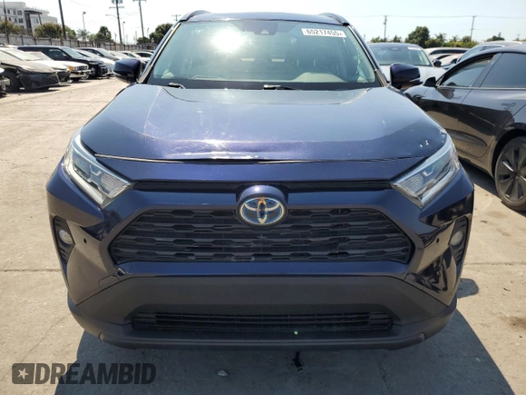 2021 Toyota RAV4 Hybrid XLE with VIN 2T3RWRFV4MW113240, listed as a Copart auction lot 65217455 with 42,715 mi miles and Salvage title. Bid and sale history available at DreamBid. Image 5.