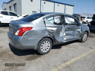 2012 Nissan Versa SV with VIN 3N1CN7AP0CL946595, listed as a Copart auction lot 59562915 with 107,228 mi miles and Salvage title. Bid and sale history available at DreamBid. Image 3.