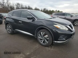 2015 Nissan Murano Platinum with VIN 5N1AZ2MH8FN269554, listed as a Copart auction lot 52176505 with 179,434 mi miles and Clean Title. Bid and sale history available at DreamBid. Image 4.