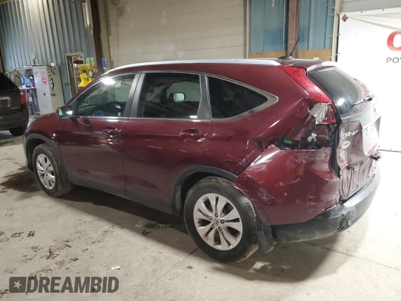 2013 Honda CR-V EX-L with VIN 5J6RM4H74DL052377, listed as a Copart auction lot 48051335 with 143,229 mi miles and Salvage Title. Bid and sale history available at carsss.com. Image 2.