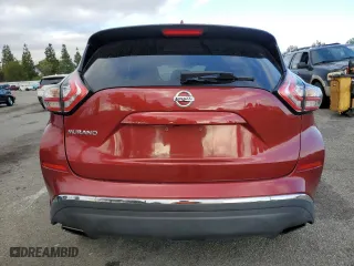 2017 Nissan Murano SV with VIN 5N1AZ2MG6HN141372, listed as a Copart auction lot 43833145 with 113,786 mi miles and Salvage Title. Bid and sale history available at carsss.com. Image 6.