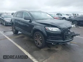 2015 Audi Q7 3.0T Premium Plus with VIN WA1LGAFE3FD024130, listed as a IAAI auction lot 41935105 with 1 mi miles. Bid and sale history available at carsss.com. Image 1.