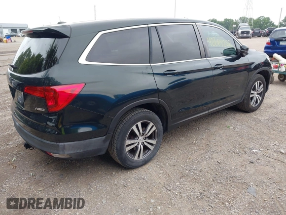 2016 Honda Pilot EX-L with VIN 5FNYF6H59GB100369, listed as a IAAI auction lot 42684252 with 146,609 mi miles and . Bid and sale history available at DreamBid. Image 4.