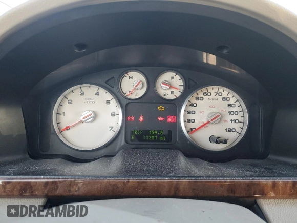 2006 Ford Five Hundred Limited with VIN 1FAHP281X6G178267, listed as a Copart auction lot 47768185 with 73,351 mi miles and Salvage Title. Bid and sale history available at carsss.com. Image 9.