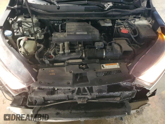 2018 Honda CR-V EX-L with VIN 5J6RW2H87JL017559, listed as a Copart auction lot 46230535 with 121,419 mi miles and Salvage Title. Bid and sale history available at DreamBid. Image 13.