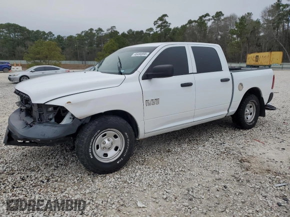 2018 Ram 1500 Tradesman with VIN 1C6RR6KG0JS275343, listed as a Copart auction lot 46490895 with 103,539 mi miles and Salvage title. Bid and sale history available at DreamBid. Image 1.