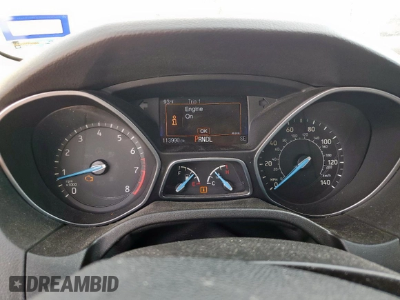 2016 Ford Focus SE with VIN 1FADP3F23GL336750, listed as a Copart auction lot 57972795 with 113,990 mi miles and Salvage title. Bid and sale history available at DreamBid. Image 9.