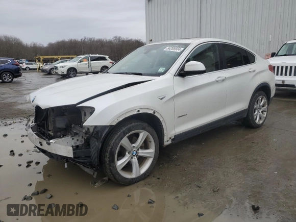 2016 BMW X4 xDrive35i z VIN 5UXXW5C59G0N91956, wystawiony jako Copart lot #84285934 z przebiegiem 198 726 mil mil oraz Szkoda całkowita • Salvage title. Historia ofert i sprzedaży dostępna na DreamBid. Obrazek 1.