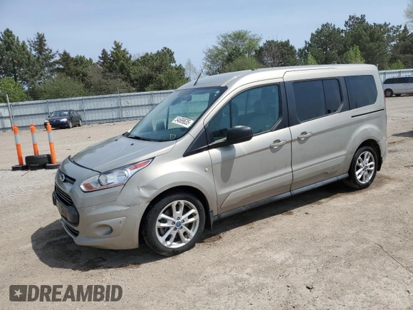 2016 Ford Transit Connect XLT with VIN NM0GE9F71G1236294, listed as a Copart auction lot 54689635 with 80,886 mi miles and Salvage title. Bid and sale history available at DreamBid. Image 1.