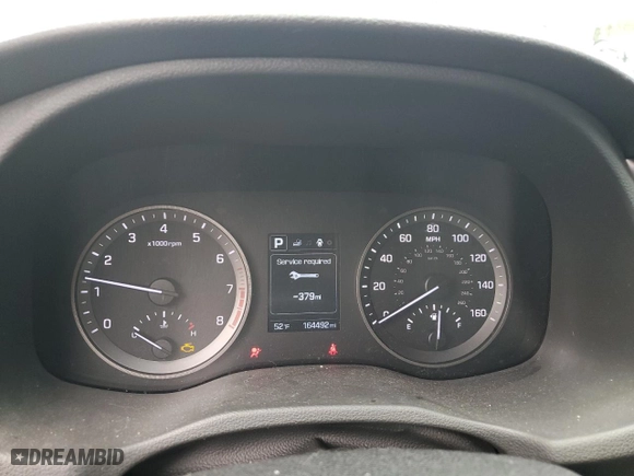 2017 Hyundai Tucson Sport with VIN KM8J3CA26HU423131, listed as a Copart auction lot 52652585 with 164,492 mi miles and Clean Title. Bid and sale history available at carsss.com. Image 9.