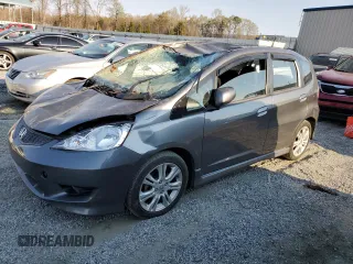 2011 Honda Fit Sport with VIN JHMGE8H59BC015921, listed as a Copart auction lot 49580215 with Not Provided miles and Salvage Title. Bid and sale history available at DreamBid. Image 1.
