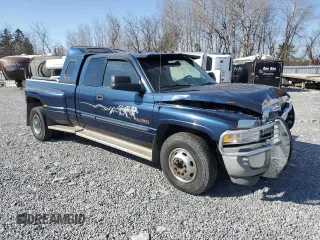 2001 Dodge Ram 3500 with VIN 1B7MC33711J607877, listed as a Copart auction lot 48243855 with Not Provided miles and Salvage Title. Bid and sale history available at carsss.com. Image 4.