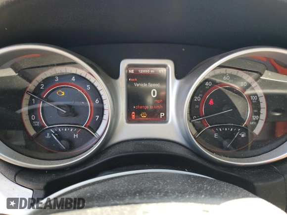 2014 Dodge Journey Limited with VIN 3C4PDDDG5ET251642, listed as a Copart auction lot 54056985 with 120,065 mi miles and Salvage Title. Bid and sale history available at carsss.com. Image 9.