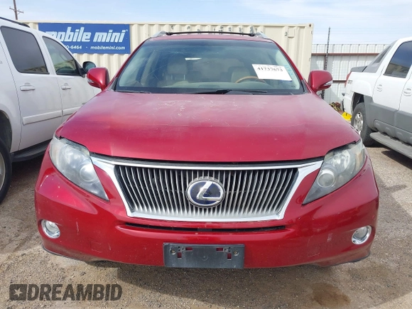 2010 Lexus RX 450h with VIN JTJBC1BA3A2025070, listed as a IAAI auction lot 41737673 with 138,011 mi miles and . Bid and sale history available at DreamBid. Image 12.
