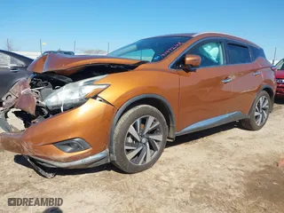 2015 Nissan Murano SL with VIN 5N1AZ2MGXFN289117, listed as a IAAI auction lot 41472108 with 122,005 mi miles. Bid and sale history available at carsss.com. Image 16.
