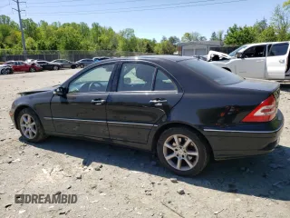 2007 Mercedes-Benz C 280 Luxury with VIN WDBRF92H97F921605, listed as a Copart auction lot 54670135 with 144,373 mi miles and Salvage title. Bid and sale history available at DreamBid. Image 2.