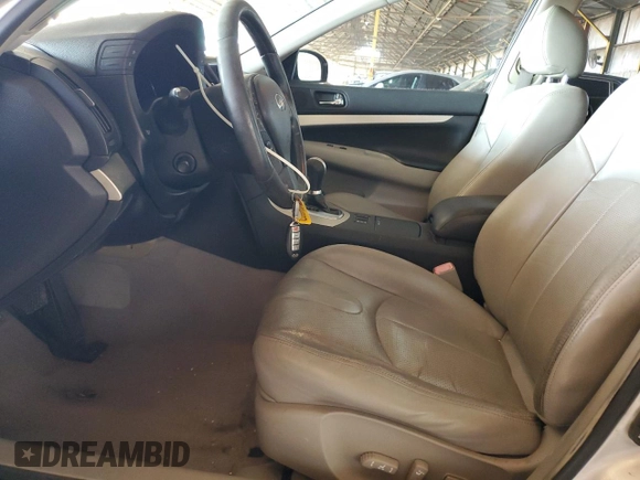 2008 Infiniti G35 Journey with VIN JNKBV61E58M223516, listed as a Copart auction lot 63748745 with 259,635 mi miles and Salvage title. Bid and sale history available at DreamBid. Image 7.