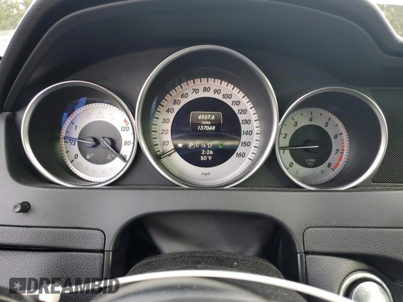 2013 Mercedes-Benz C 350 Sport with VIN WDDGF5HBXDR270246, listed as a Copart auction lot 88063595 with 137,048 mi miles and Salvage Title. Bid and sale history available at DreamBid. Image 9.