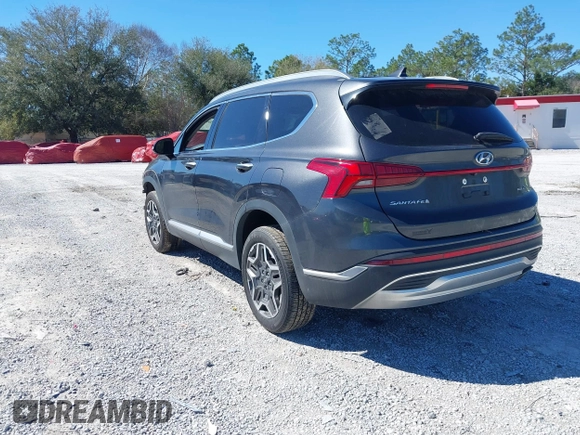 2021 Hyundai Santa Fe Limited with VIN 5NMS4DAL5MH367026, listed as a IAAI auction lot 41565093 with 120,246 mi miles. Bid and sale history available at carsss.com. Image 3.