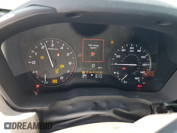 2025 Subaru Forester with VIN JF2SLDAC1SH448270, listed as a Copart auction lot 60859335 with 817 mi miles and Non repairable. Bid and sale history available at DreamBid. Image 9.