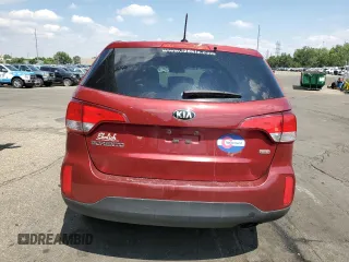 2015 Kia Sorento LX with VIN 5XYKTCA68FG608596, listed as a Copart auction lot 63098115 with 71,648 mi miles and Salvage title. Bid and sale history available at DreamBid. Image 6.