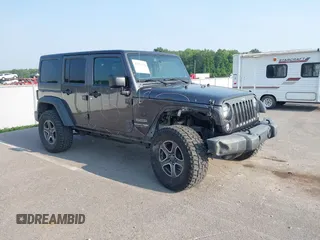 2018 Jeep Wrangler Unlimited Sport S with VIN 1C4BJWDG6JL854359, listed as a IAAI auction lot 42423170 with 84,470 mi miles and . Bid and sale history available at DreamBid. Image 1.