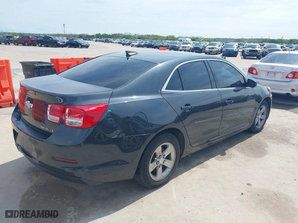 2015 Chevrolet Malibu LS with VIN 1G11B5SLXFF196109, listed as a IAAI auction lot 41891021 with 134,555 mi miles. Bid and sale history available at carsss.com. Image 4.