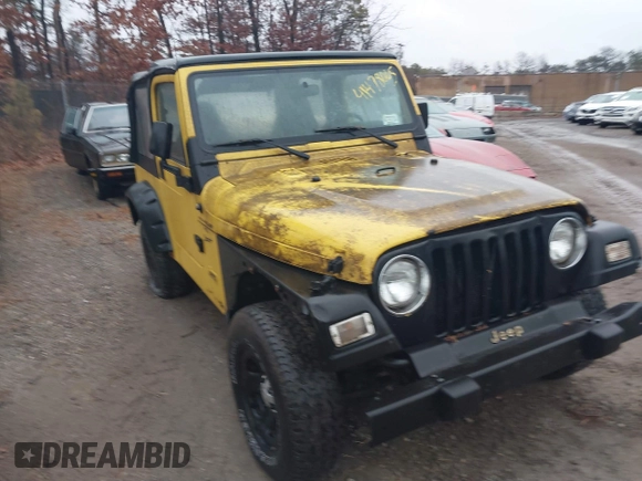 2000 Jeep Wrangler Sport with VIN 1J4FA49S4YP763414, listed as a IAAI auction lot 41478005 with 222,012 mi miles and . Bid and sale history available at DreamBid. Image 1.
