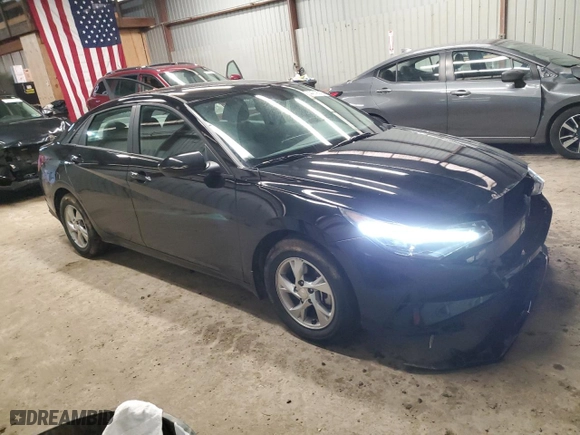 2023 Hyundai Elantra SE with VIN KMHLL4AGXPU394869, listed as a Copart auction lot 44319005 with 13,340 mi miles and Salvage Title. Bid and sale history available at carsss.com. Image 4.