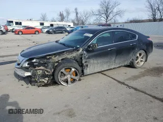 2010 Acura TL Tech with VIN 19UUA8F51AA009450, listed as a Copart auction lot 43633365 with 207,986 mi miles and Salvage Title. Bid and sale history available at carsss.com. Image 1.