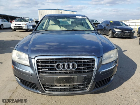 2008 Audi A8 L 4.2L with VIN WAUMV94E78N009318, listed as a Copart auction lot 44746145 with 113,293 mi miles and Clean Title. Bid and sale history available at carsss.com. Image 5.