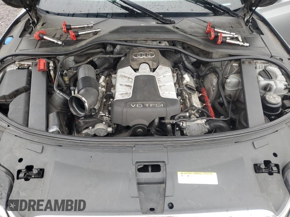 2013 Audi A8 L 3.0L with VIN WAURGAFD3DN002771, listed as a Copart auction lot 51695195 with 117,786 mi miles and Clean Title. Bid and sale history available at carsss.com. Image 11.