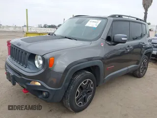 2016 Jeep Renegade Trailhawk with VIN ZACCJBCT0GPD72437, listed as a IAAI auction lot 42180021 with 115,427 mi miles and . Bid and sale history available at carsss.com. Image 18.