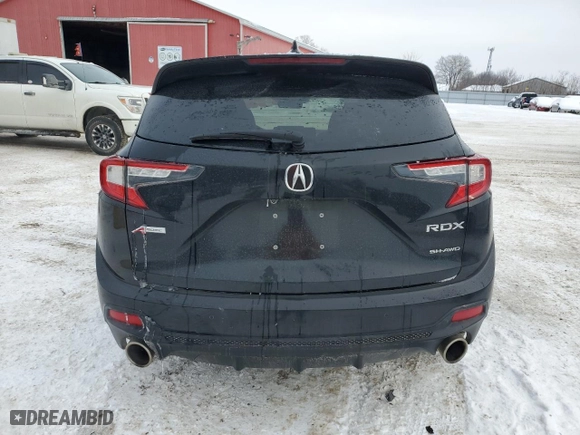 2020 Acura RDX w/A-Spec Pkg with VIN 5J8TC2H64LL810020, listed as a Copart auction lot 86687994 with 66,956 mi miles and Salvage Title. Bid and sale history available at carsss.com. Image 6.