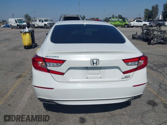 2020 Honda Accord Sport with VIN 1HGCV2F3XLA015729, listed as a IAAI auction lot 42606587 with 36,030 mi miles and . Bid and sale history available at DreamBid. Image 16.