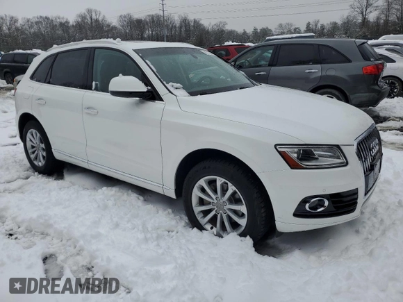 2016 Audi Q5 Premium Plus with VIN WA1L2AFP3GA099445, listed as a Copart auction lot 44722645 with 90,138 mi miles and Salvage Title. Bid and sale history available at carsss.com. Image 4.